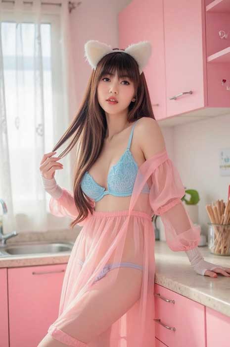 Abhisara น้อง พีชชี่ เปิดวาร์ป นางแบบ เซ็กซี่ อกใหญ่ โอนลี่แฟน 18+ 20