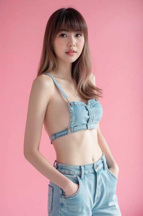 Abhisara น้อง พีชชี่ เปิดวาร์ป นางแบบ เซ็กซี่ อกใหญ่ โอนลี่แฟน 18+ 8