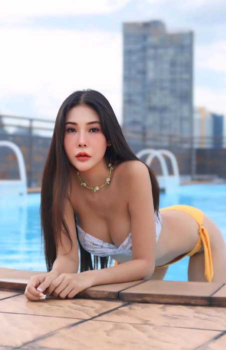 monthiya น้อง ชมพู่ นางแบบ พริตตี้ เน็ตไอดอล อินฟลู ดาวติ๊กต๊อก 18+ 8
