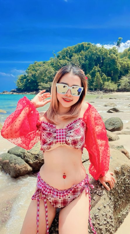 Fah Pattama น้อง ปลายฟ้า สาวสวย แคดดี้ ตัวเล็ก อกโต เซ็กซี่ แอบแซ่บ 14