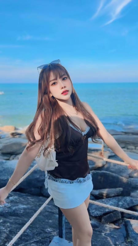 Fah Pattama น้อง ปลายฟ้า สาวสวย แคดดี้ ตัวเล็ก อกโต เซ็กซี่ แอบแซ่บ 20