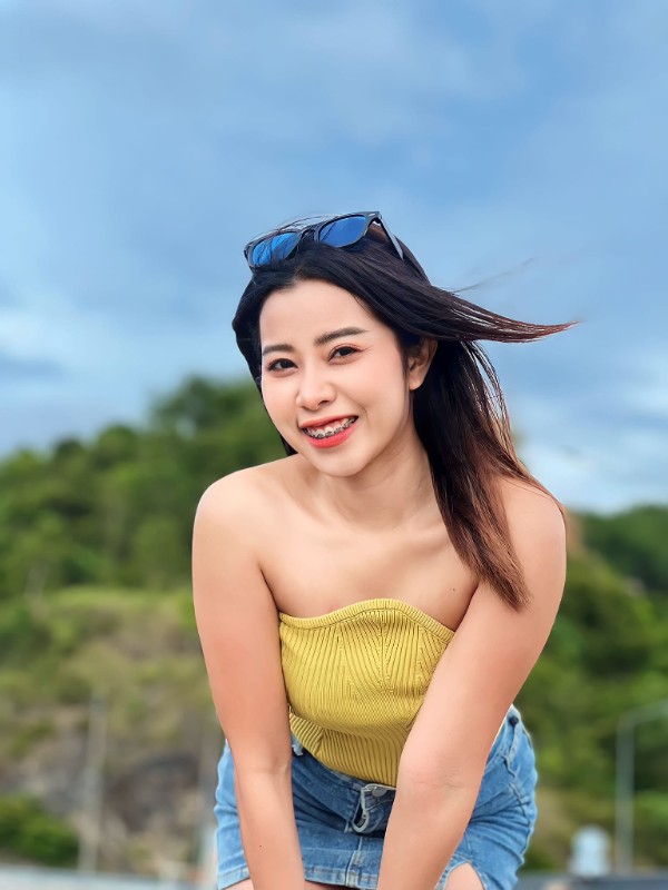 Fah Pattama น้อง ปลายฟ้า สาวสวย แคดดี้ ตัวเล็ก อกโต เซ็กซี่ แอบแซ่บ 7